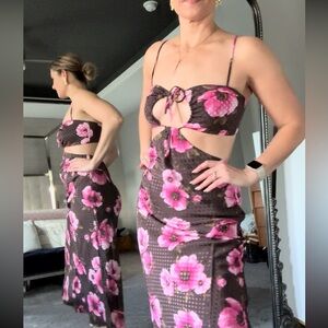 NWT Lovers + Friends Camden Midi Dress